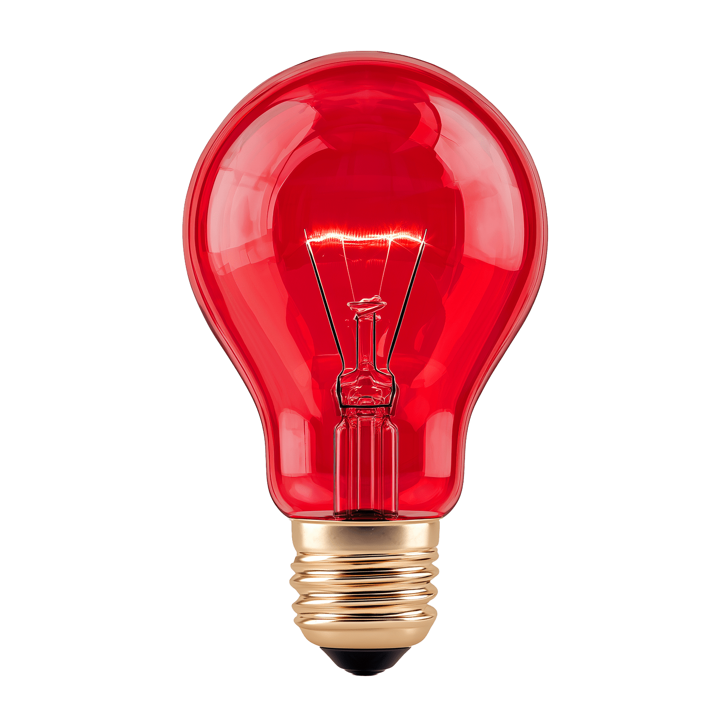 Red light bulb